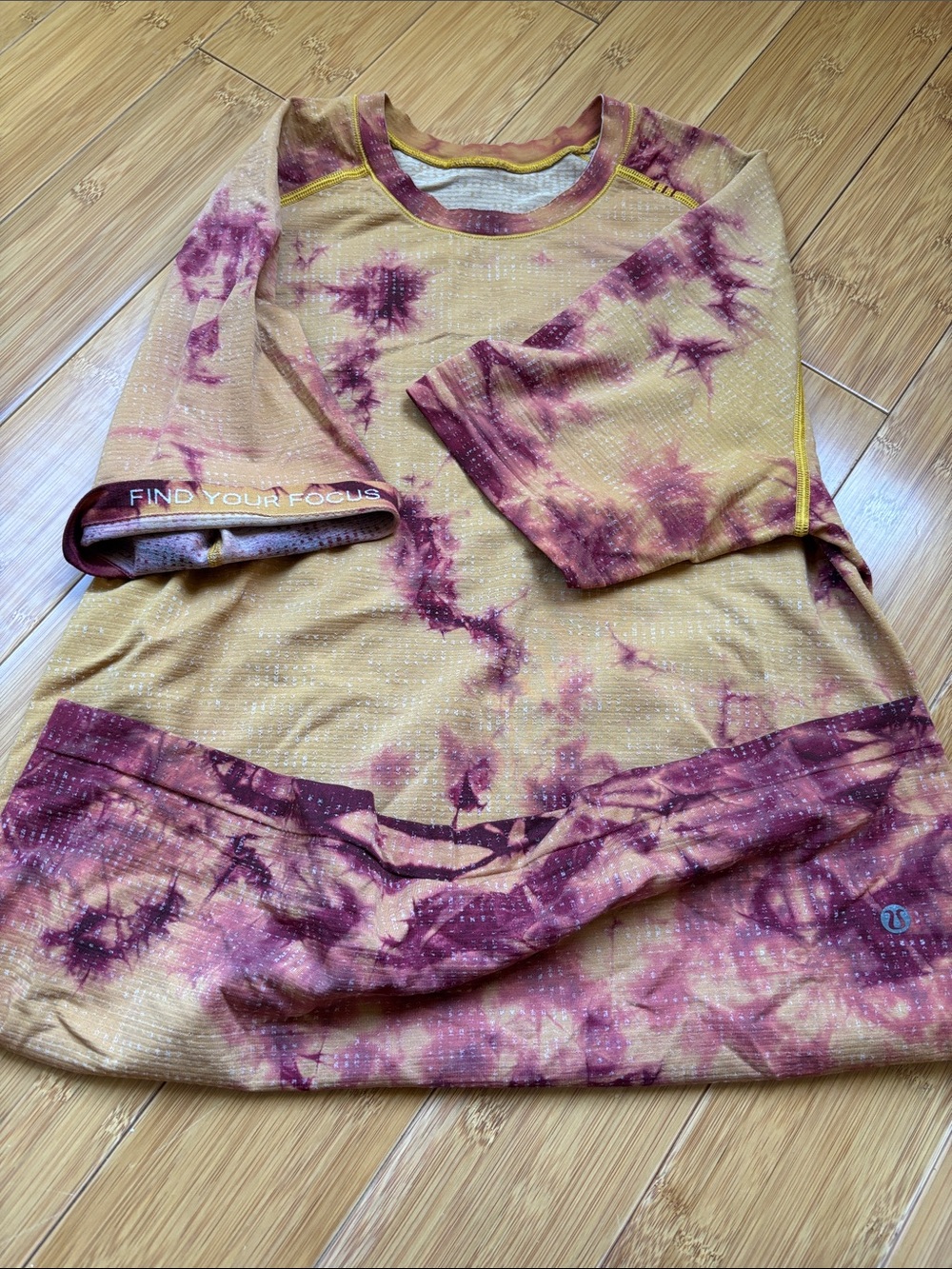 Tie-Dye Long Sleeve Men’s Activewear Shirt